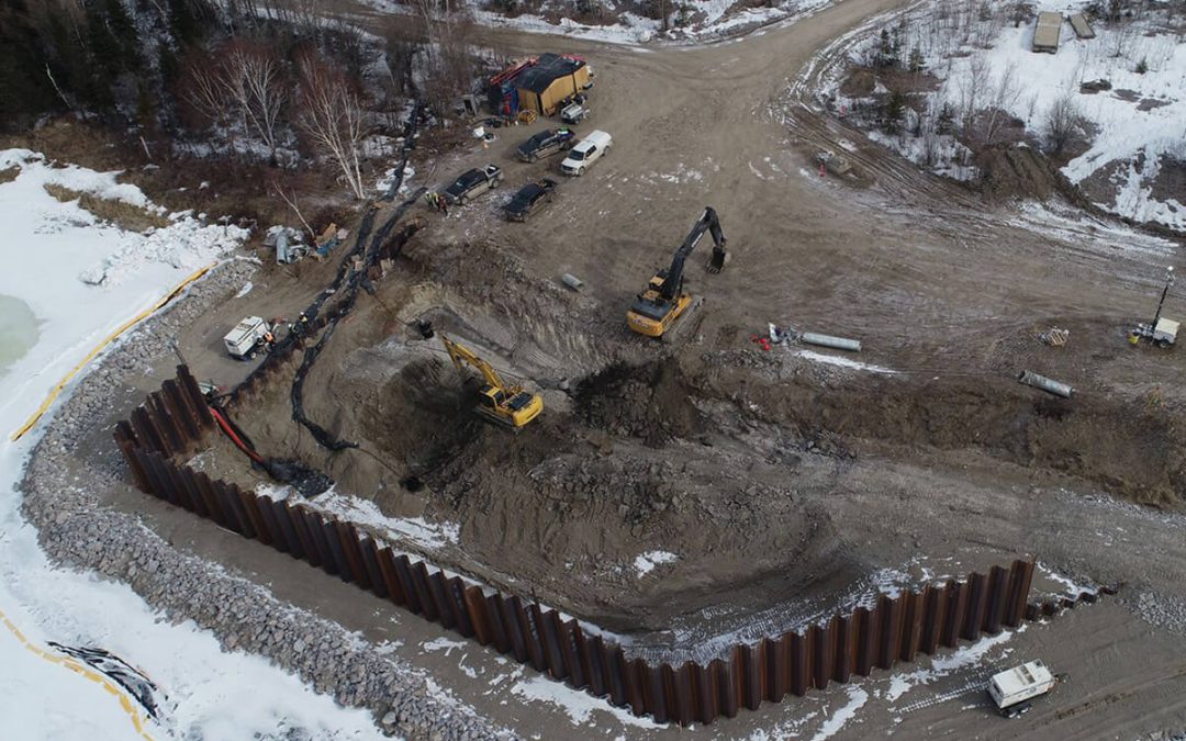 8 Mile Channel Landfarm, Winter Road, Shoreline Protection, Debris Cleanup and Remediation