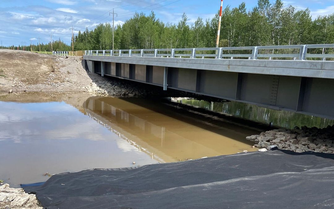 MI Bridge Construction Over Pine Creek on PR 373 & Intersection